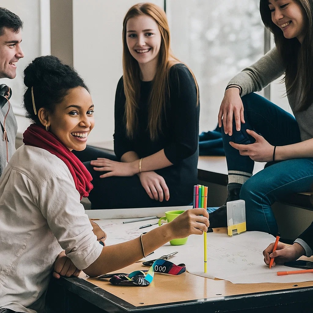 Estudiantes en línea
